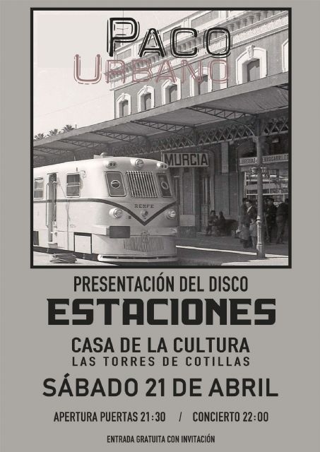El cantante torreño Paco Urbano presentará su disco Estaciones en su tierra - 1, Foto 1