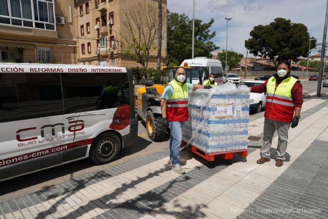 La empresa CMA Albujón dona 2.000 kilos de alimentos al operativo de emergencia - 1, Foto 1
