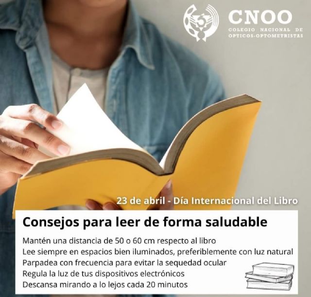 Los ópticos-optometristas advierten que la población española no cuida su visión durante la lectura - 2, Foto 2