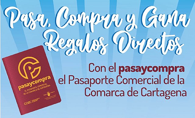 El pasaporte comercial ´PasayCompra´ incentiva la compra en el comercio local de la Comarca del Campo de Cartagena - 1, Foto 1