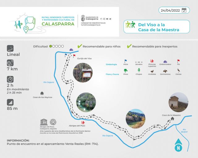 Rutas , senderos turisticos y patrimonio cultural de Calasparra. 23 y 24 de abril 2022 - 1, Foto 1