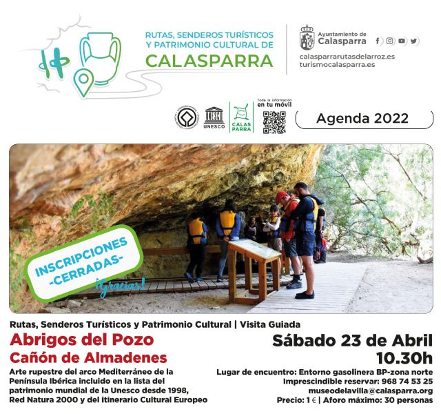 Rutas , senderos turisticos y patrimonio cultural de Calasparra. 23 y 24 de abril 2022 - 3, Foto 3
