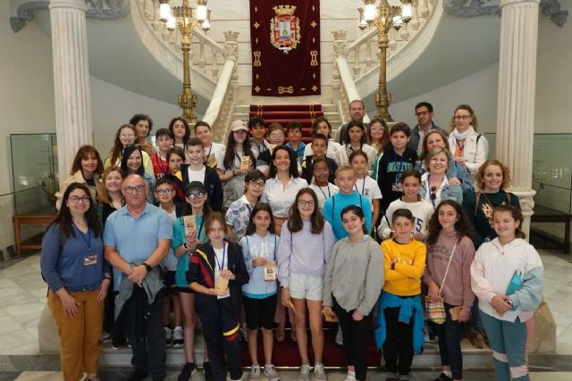 Alumnos de Primaria de Canarias, Lugo y Badajoz visitan Cartagena - 1, Foto 1