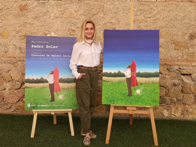 Carmen Cantabella ilustra el cartel de la quinta edición del ´Concurso de Relato Corto Periodista Pedro Soler´ - 5, Foto 5