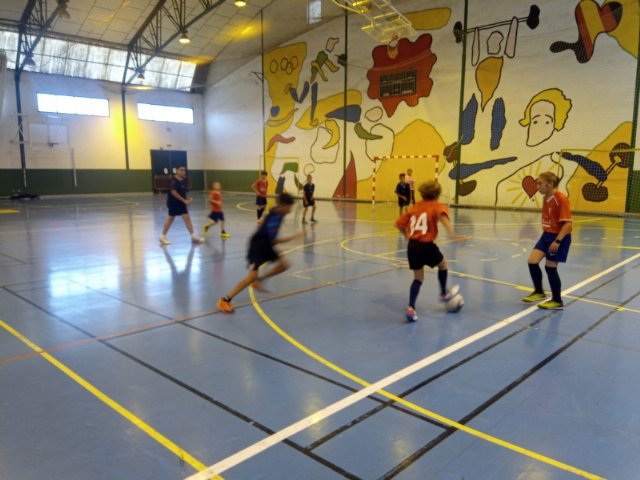 La Sala Escolar acoge un emocionante triangular de la Fase Intermunicipal de Deporte Escolar de Fútbol Sala, en categoría alevín masculino - 2, Foto 2