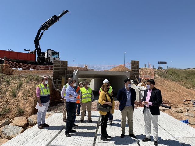Las obras del nuevo paso peatonal entre Pozo Aledo y San Javier estarán listas en julio - 1, Foto 1