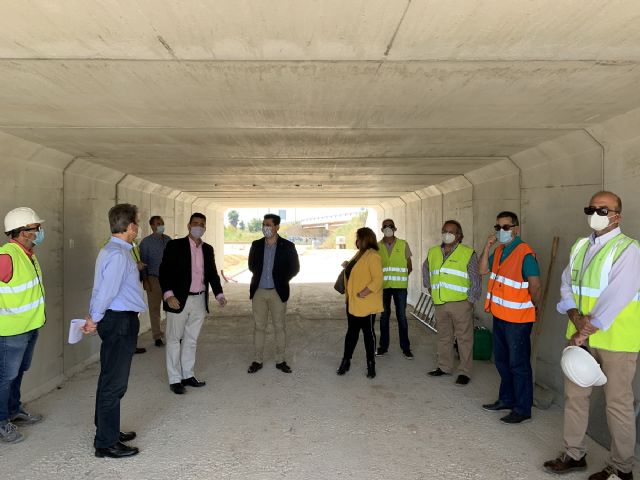 Las obras del nuevo paso peatonal entre Pozo Aledo y San Javier estarán listas en julio - 2, Foto 2