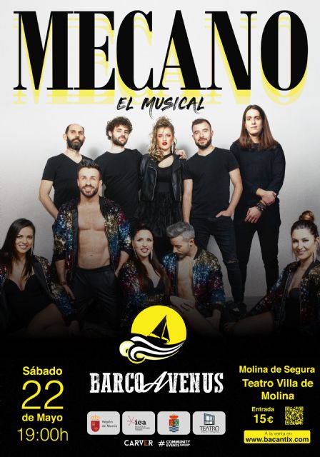 MECANO EL MUSICAL. BARCO A VENUS llega al Teatro Villa de Molina el sábado 22 de mayo - 1, Foto 1