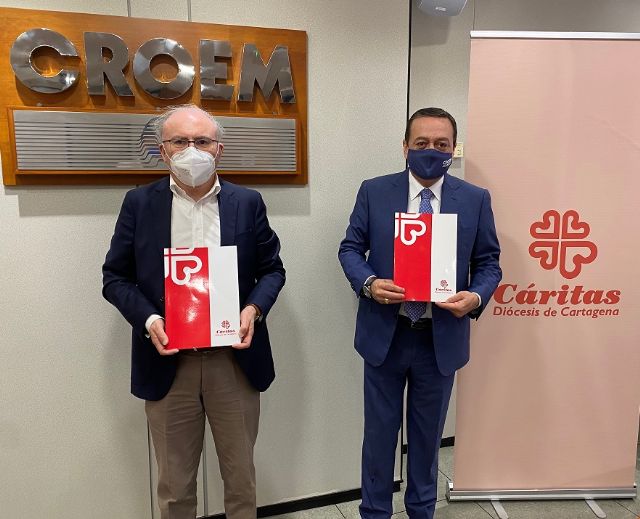 Acuerdo CROEM-Cáritas para atender a más personas necesitadas - 1, Foto 1