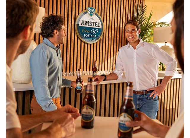 Rafa Nadal protagoniza la nueva campaña de Amstel Oro 0,0 y fomenta el consumo responsable - 1, Foto 1