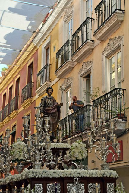 No faltaron las mantillas, en el cortejo de San José Obrero que le imprimieron ese aire popular, auténtico, de barrio, que tanto se añora en nuestra religiosidad popular - 4, Foto 4