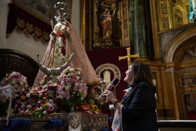 La UCAM recibe en Los Jerónimos a la Virgen de la Fuensanta entre muestras de fe y devoción - 2, Foto 2