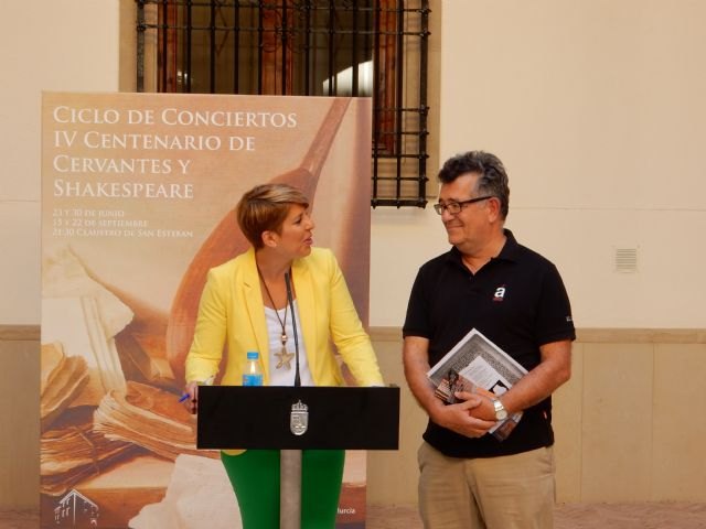 Ciclo de música antigua dedicado a Cervantes y a Shakespeare en el claustro del Palacio de San Esteban - 1, Foto 1