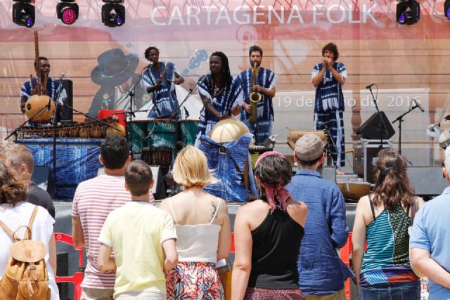La música tradicional triunfa en el Cartagena Folk con más de 10 mil visitantes - 3, Foto 3