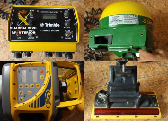 La Guardia Civil esclarece el robo de un sofisticado sistema de medición y nivelación de terrenos - 2, Foto 2