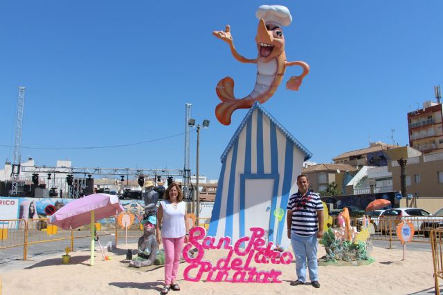 El langostino del Mar Menor protagoniza la falla de San Pedro del Pinatar - 1, Foto 1