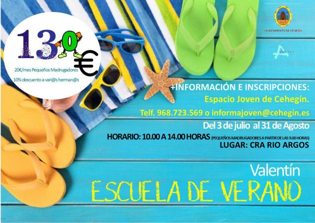 Abierto el plazo de inscripción de la escuela de verano de Valentín - 1, Foto 1