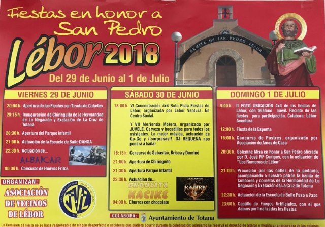 Rueda de prensa sobre las Fiestas de Lébor 2018 y sobre la problemática en torno al Colegio de dicha pedanía, Foto 2