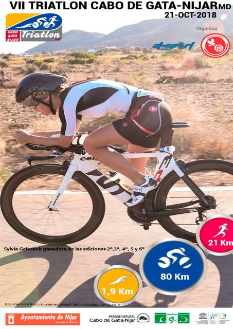 El VII Triatlón Cabo de Gata-Níjar será Campeonato Regional LD/MD de Murcia - 1, Foto 1