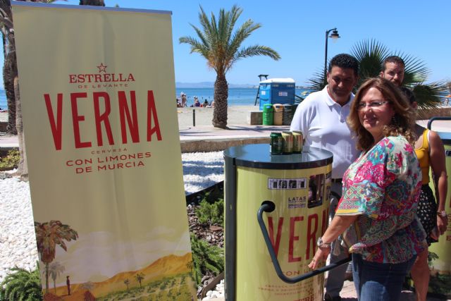 Estrella Levante instala 10 compactadores de latas en el entorno de las playas de San Pedro del Pinatar - 2, Foto 2