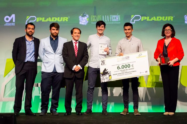 Alumnos de Arquitectura en la UPCT ganan el primer premio nacional de Pladur diseñando una escape room, Foto 2