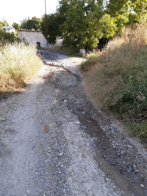 IU solicita el adecentamiento del camino de acceso al parque de la Sima, en Coy - 1, Foto 1