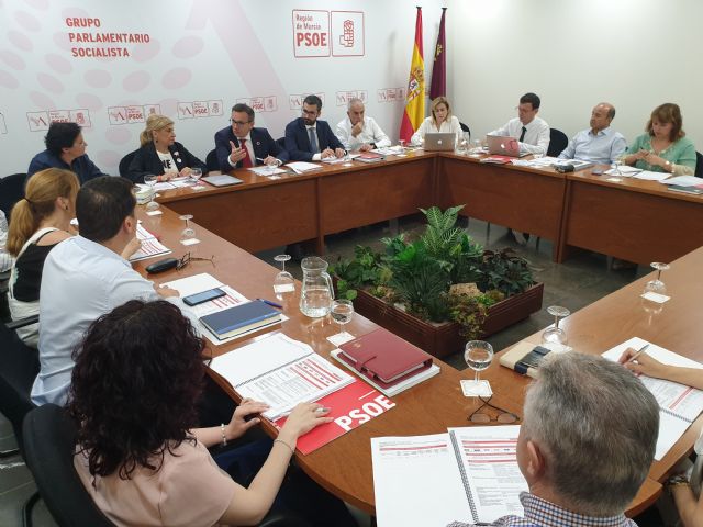 El PSOE registra en la Asamblea las primeras diez iniciativas para abordar los desafos ms urgentes que tiene la Regin, Foto 1