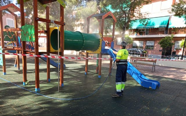 El Ayuntamiento desinfecta 24 zonas de juegos infantiles que se podrán utilizar a partir del lunes - 3, Foto 3
