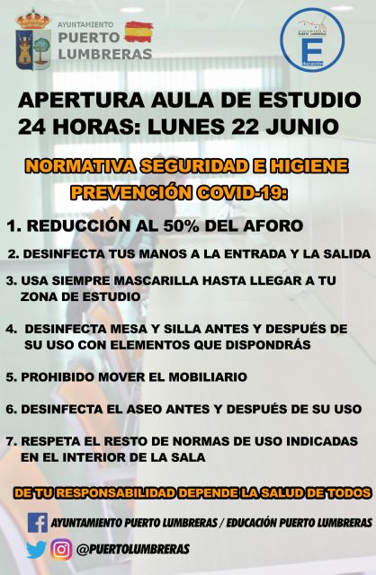 La sala de estudio 24 horas del Espacio Joven abre sus puertas el lunes 22 de junio - 1, Foto 1