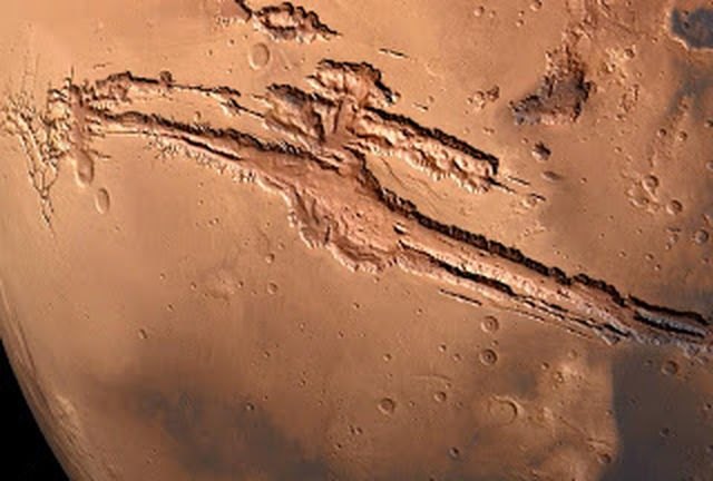 Valle Marineris (Marte), Foto 1