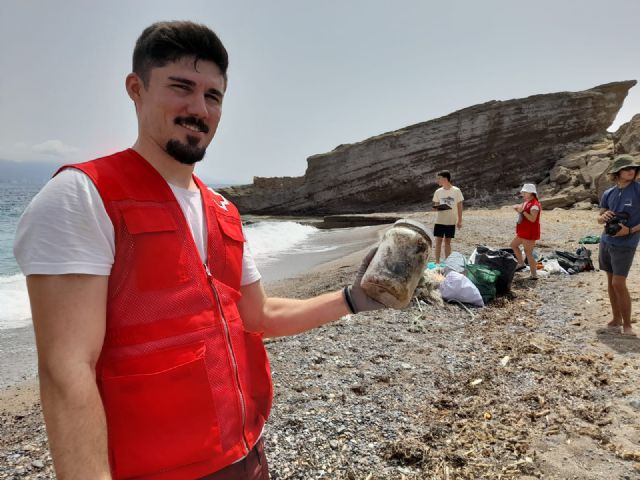 ANSE, Alnitak, Cruz Roja y el Proyecto LIBERA organizan una jornada de concienciación contra la basuraleza de Cabo Tiñoso - 2, Foto 2