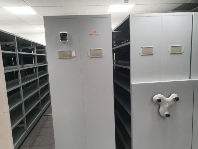 El Ayuntamiento de Molina de Segura amplía el Archivo Municipal con la adquisición de nuevos armarios, primer paso para el traslado del Archivo Histórico al Centro El Jardín - 1, Foto 1