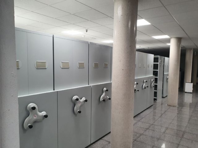 El Ayuntamiento de Molina de Segura amplía el Archivo Municipal con la adquisición de nuevos armarios, primer paso para el traslado del Archivo Histórico al Centro El Jardín - 2, Foto 2