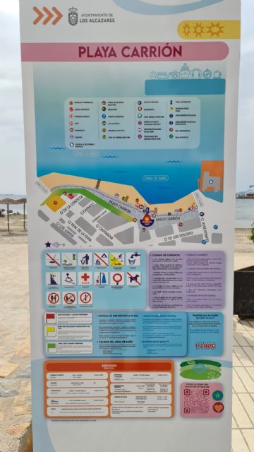 Nuevos paneles informativos en las playas de Los Alcázares - 1, Foto 1