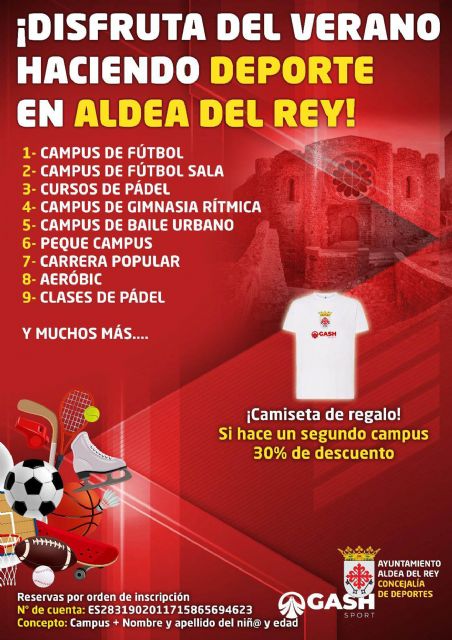 El Ayuntamiento de Aldea del Rey pone en marcha los Campus Deportivos Verano 2025 - 2, Foto 2