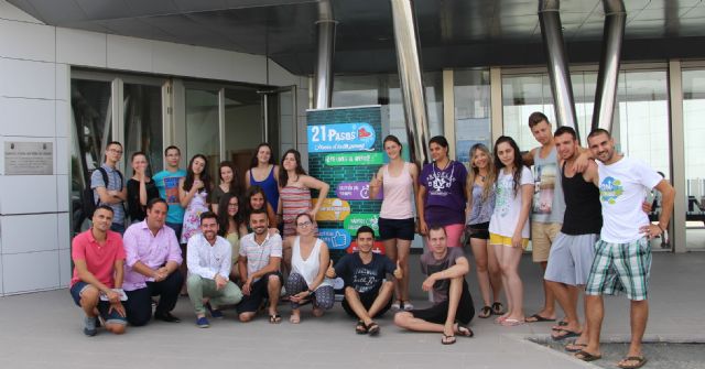 Jóvenes europeos realizan un intercambio en San Pedro en el que aprenden a gestionar su tiempo - 2, Foto 2