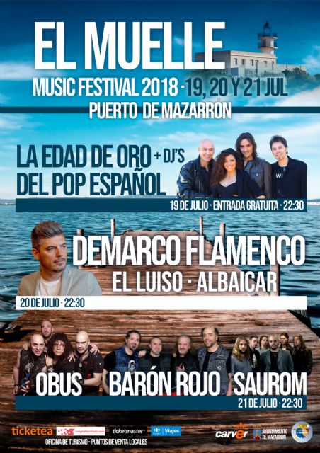 La Edad de Oro del Pop Español abre ciclo de conciertos de El Muelle Music Festival, Foto 5