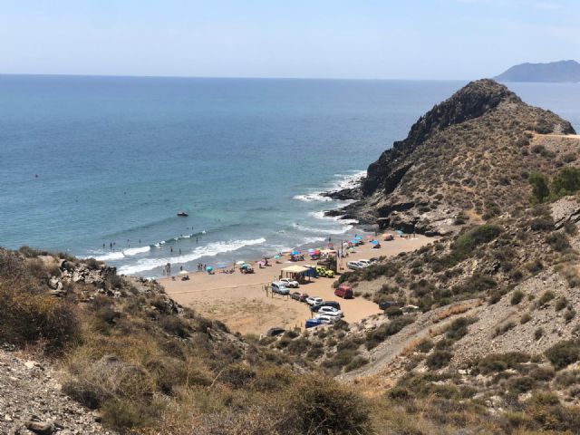 La Cala de Calnegre supera la auditoría para mantener la Bandera Azul concedida por la Asociación de Educación Ambiental y del Consumidor - 1, Foto 1