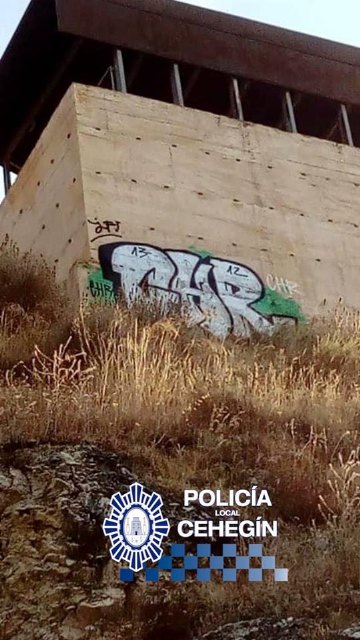 Identificado el autor del graffiti de la Torre del Pozo - 1, Foto 1
