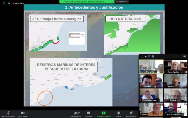 El Ayuntamiento participa en una reunión de presentación del proyecto de Reserva Marina de Interés Pesquero de Marina de Cope - 1, Foto 1
