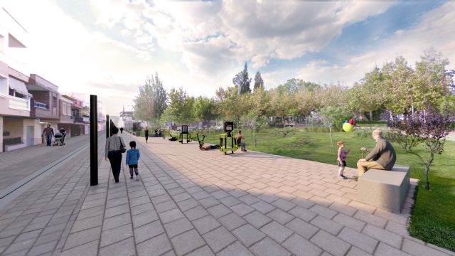 La peatonalización de la calle Bartolomé Ródenas dará más espacio de ocio al parque de la Constitución - 3, Foto 3