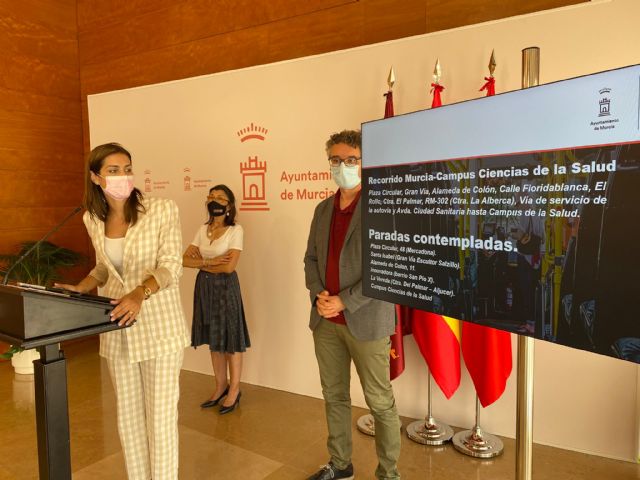 El Ayuntamiento pondrá en marcha en septiembre una nueva línea que conectará la Plaza Circular con el nuevo Campus de la Salud - 1, Foto 1