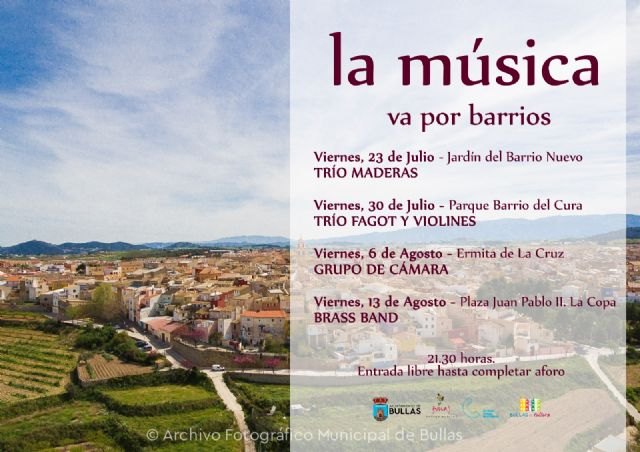 Este viernes arranca ´La música va por barrios´ - 1, Foto 1