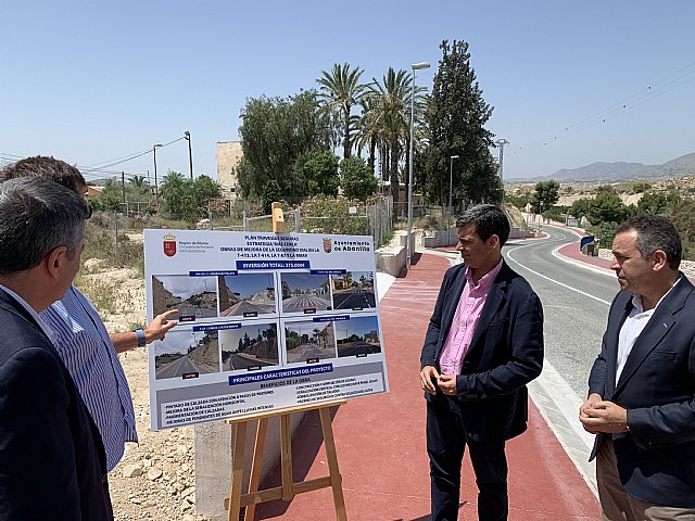 Invierten 375.000 euros en mejorar la seguridad vial de las travesías que dan acceso al municipio de Abanilla - 1, Foto 1