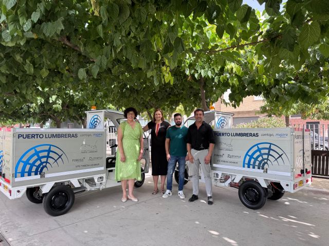 Puerto Lumbreras incorpora dos motocarros 100% eléctricos al Servicio Municipal de Limpieza y Recogida de Residuos - 2, Foto 2