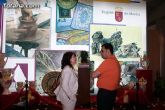 Autoridades municipales visitan los expositores artesanos de Totana que participan en la XXV Feria de Artesanía de la Región de Murcia (Feramur) - 4