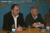 El diputado regional, Martín Quiñonero, y el diputado nacional por Murcia, Vicente Martínez Pujalte, informan a los vecinos de Totana de los presupuestos regionales y nacionales - 11