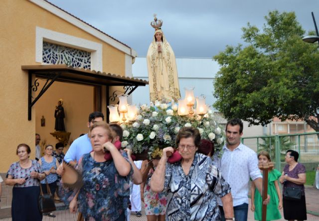 La tradicional procesión de Nuestra Señora de Fátima cerró las fiestas de Los Pulpites - 3, Foto 3