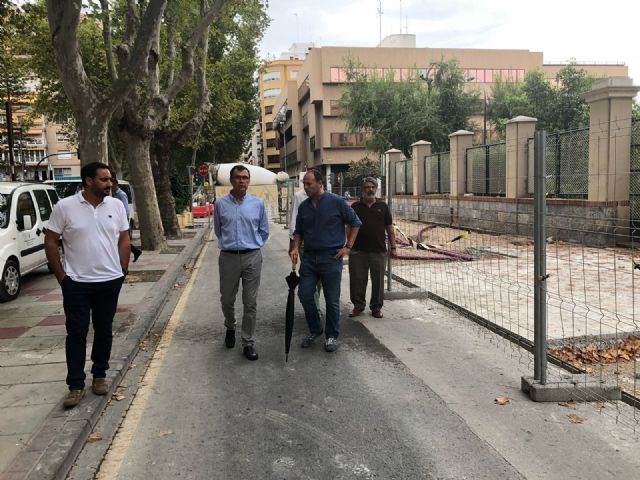 Comienza las obras de hormigonado de la avenida Alfonso X desde la plaza de Santo Domingo hasta el colegio Jesús María - 1, Foto 1
