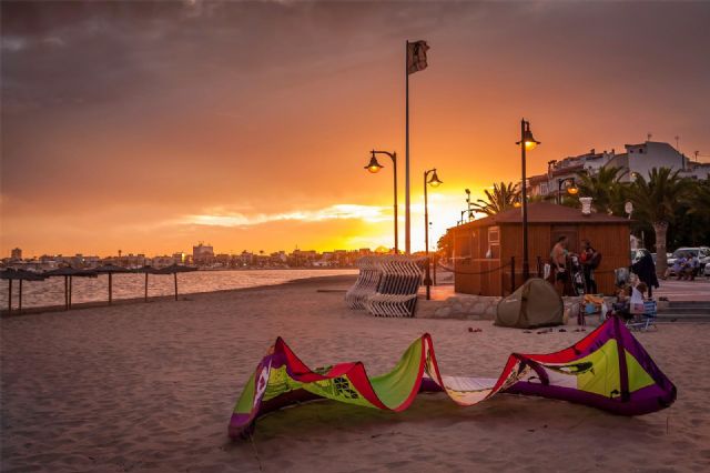Atardecer en Lo Pagán, primer premio del concurso de fotografía Imágenes del Mar Menor - 1, Foto 1